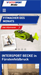 Mobile Screenshot of intersport-becke.de